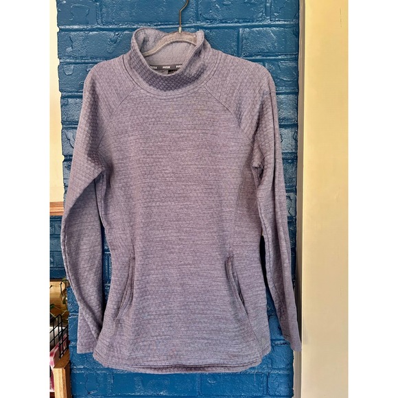 RBX Womens Medium Purple Grey Activewear Running Pullover Thumbholes - Picture 1 of 8
